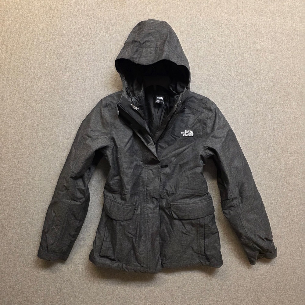 The North Face Womens M Gray Heather Triclimate 3-in-1 Jacket Gorpcore